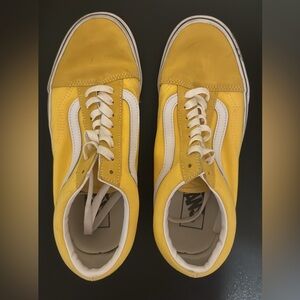 Yellow vans old skool